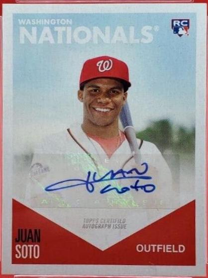 Juan Soto [Autograph] #6-A