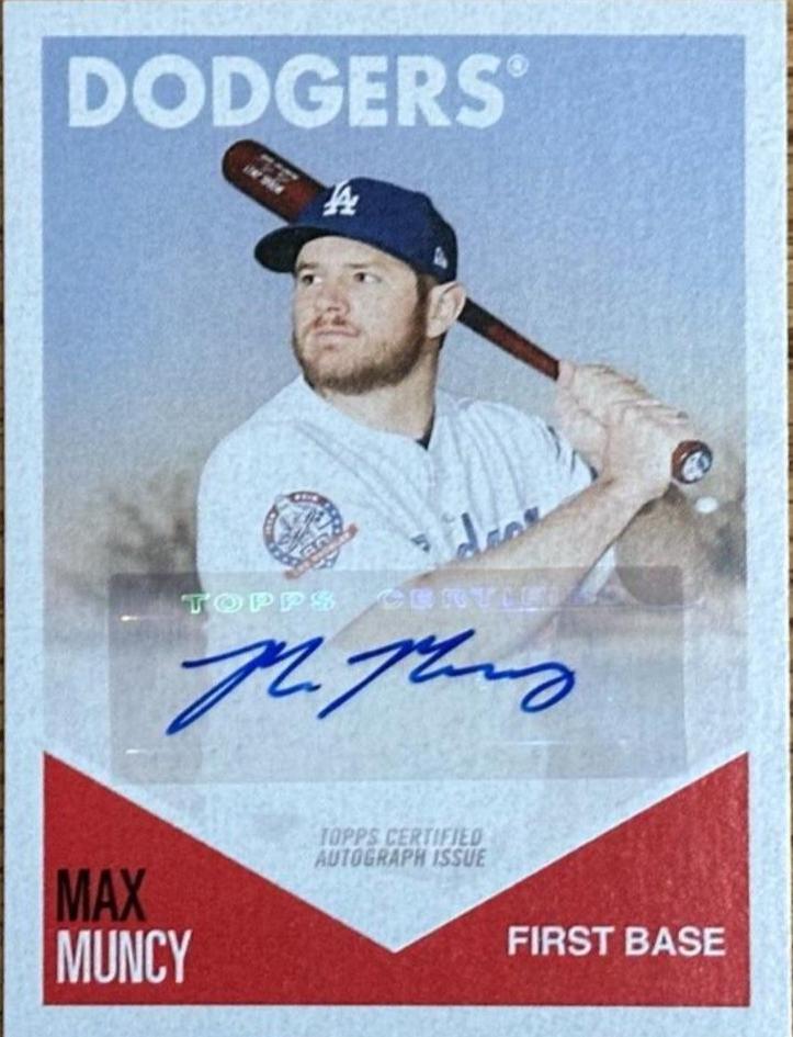 Max Muncy [Autograph] #13-A