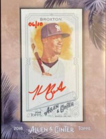 Keon Broxton [Red Ink] #MA-KB