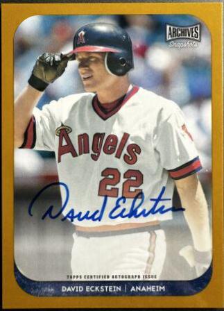 David Eckstein [Autograph Gold] #AS-DE