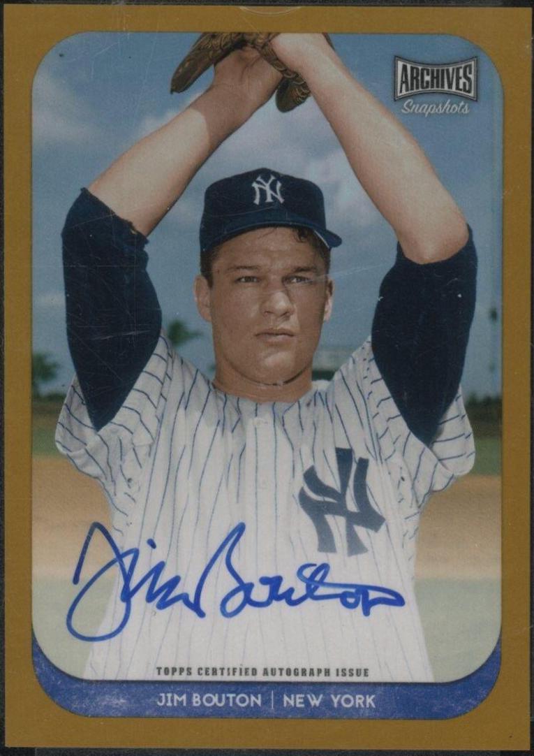 Jim Bouton [Autograph Gold] #AS-JB
