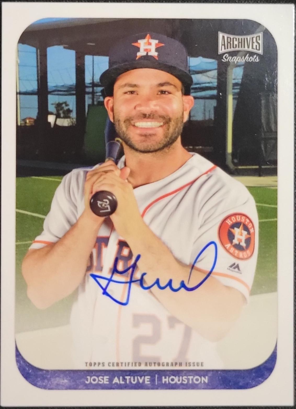 Jose Altuve [Autograph] #AS-JA