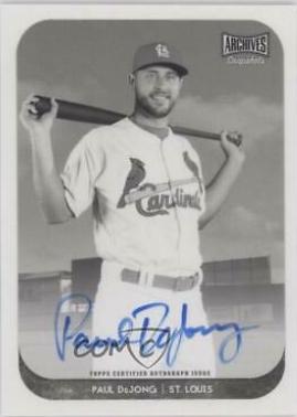Paul DeJong [Autograph Black & White] #AS-PD