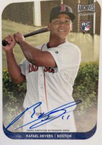 Rafael Devers [Autograph] #AS-RD