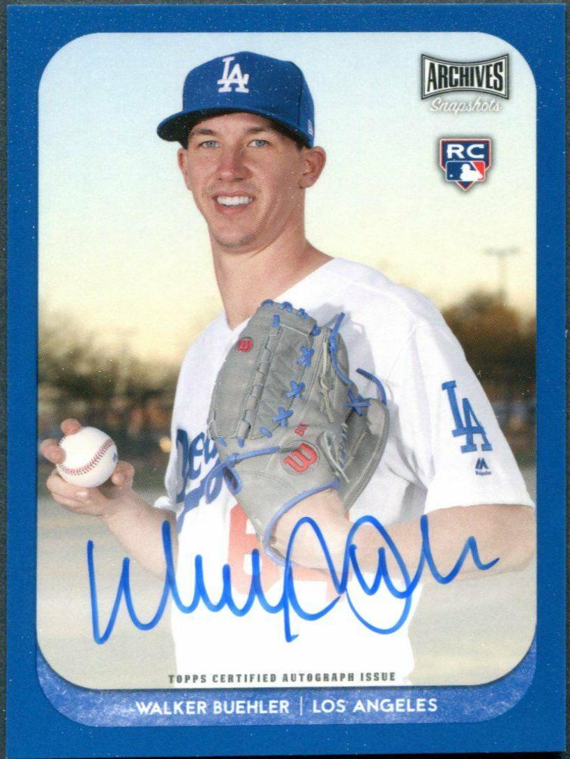 Walker Buehler [Autograph Blue] #AS-WB