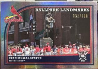 Stan Musial Statue [Rainbow Foil] #362