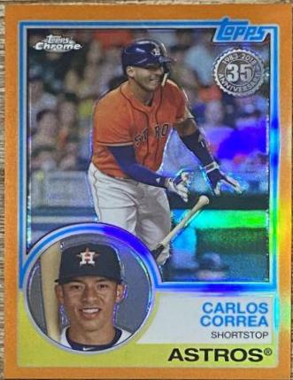 Carlos Correa [Orange] #83T-5