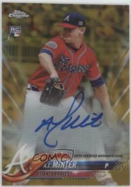 A.J. Minter [Gold Refractor] #RA-AM