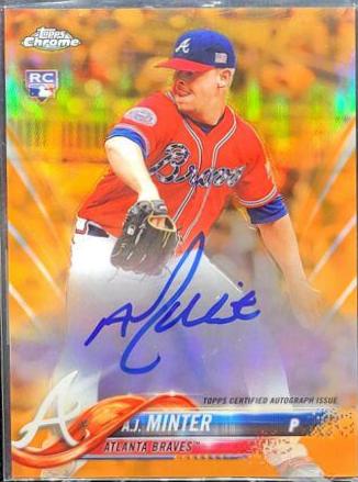 A.J. Minter [Orange Refractor] #RA-AM