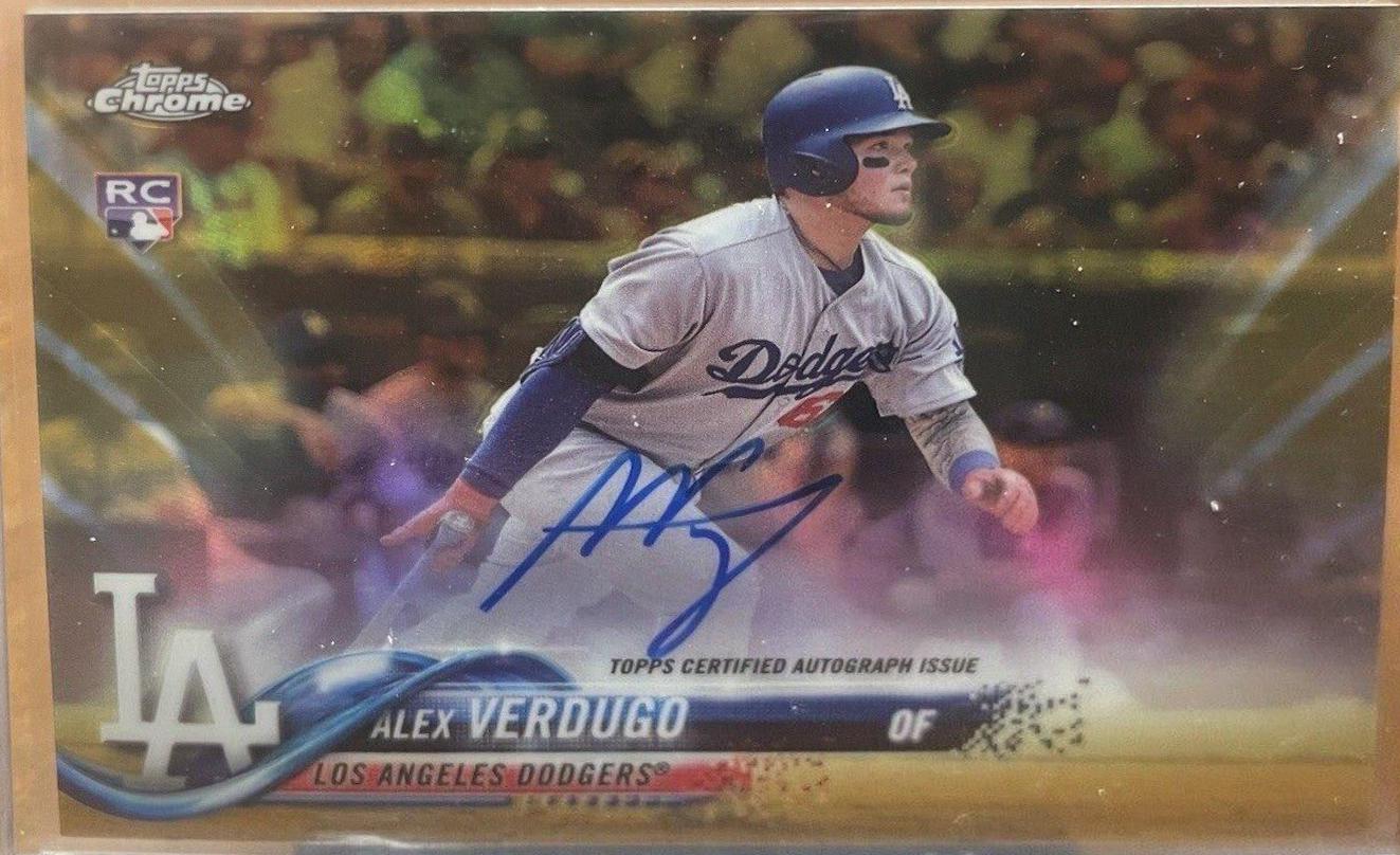 Alex Verdugo [Gold Refractor] #RA-AV