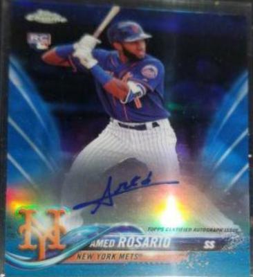Amed Rosario [Blue Refractor] #RA-AR