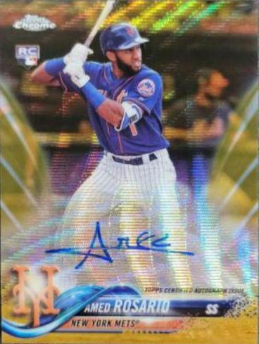 Amed Rosario [Gold Wave Refractor] #RA-AR