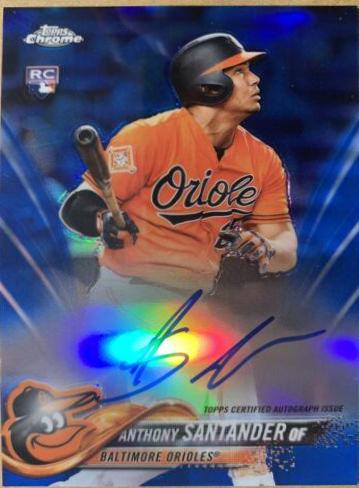 Anthony Santander [Blue Refractor] #RA-ANS
