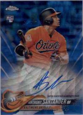 Anthony Santander [Blue Wave Refractor] #RA-ANS