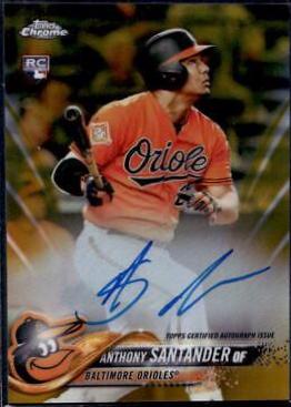 Anthony Santander [Gold Refractor] #RA-ANS