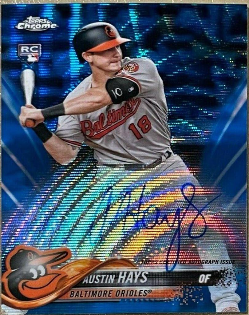 Austin Hays [Blue Wave Refractor] #RA-AH