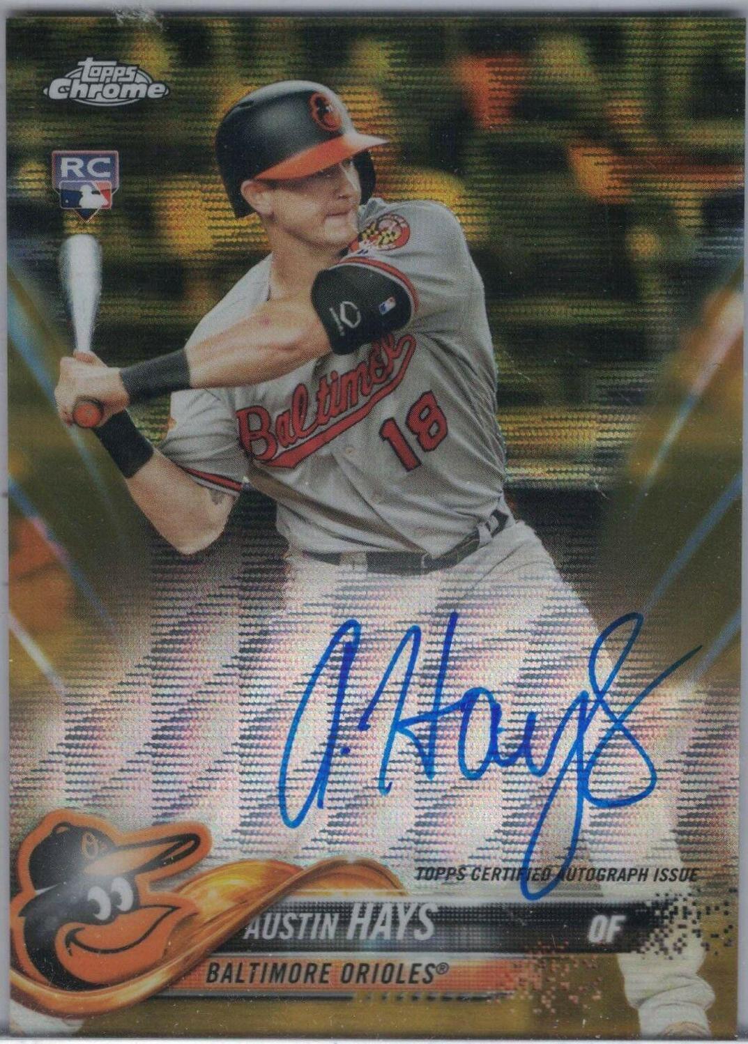 Austin Hays [Gold Wave Refractor] #RA-AH