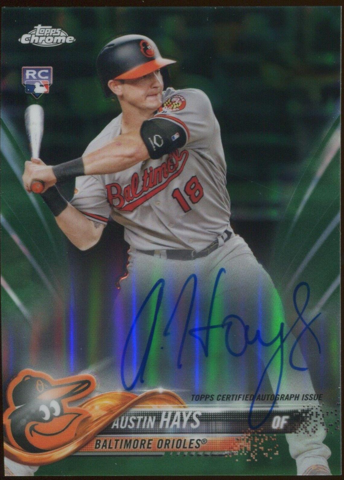 Austin Hays [Green Refractor] #RA-AH