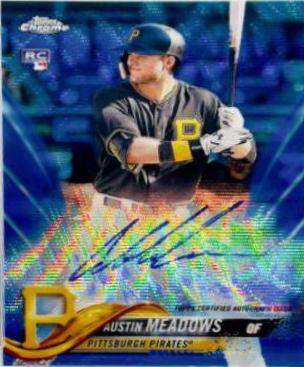 Austin Meadows [Blue Wave Refractor] #RA-AUM