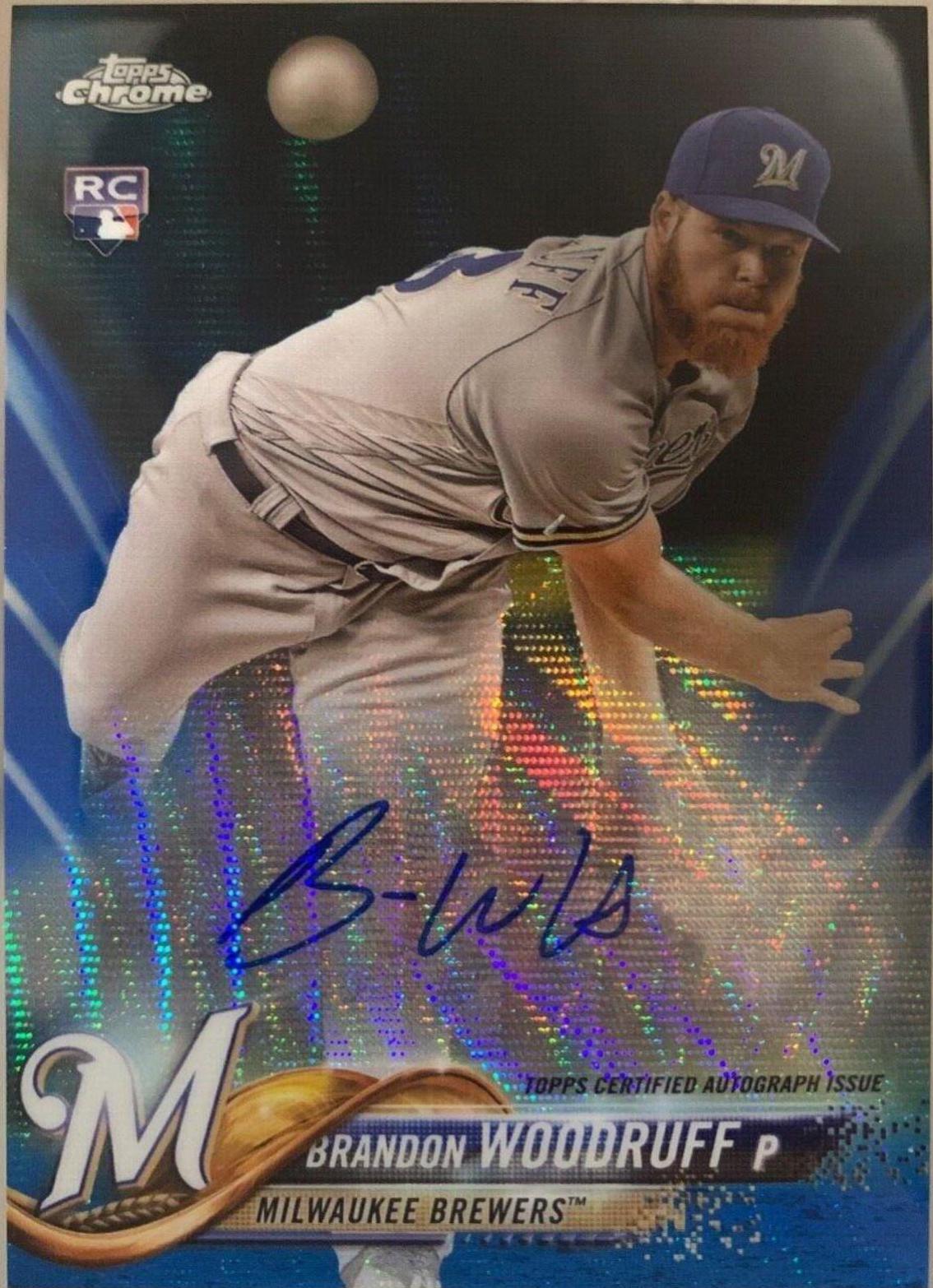 Brandon Woodruff [Blue Wave Refractor] #RA-BW