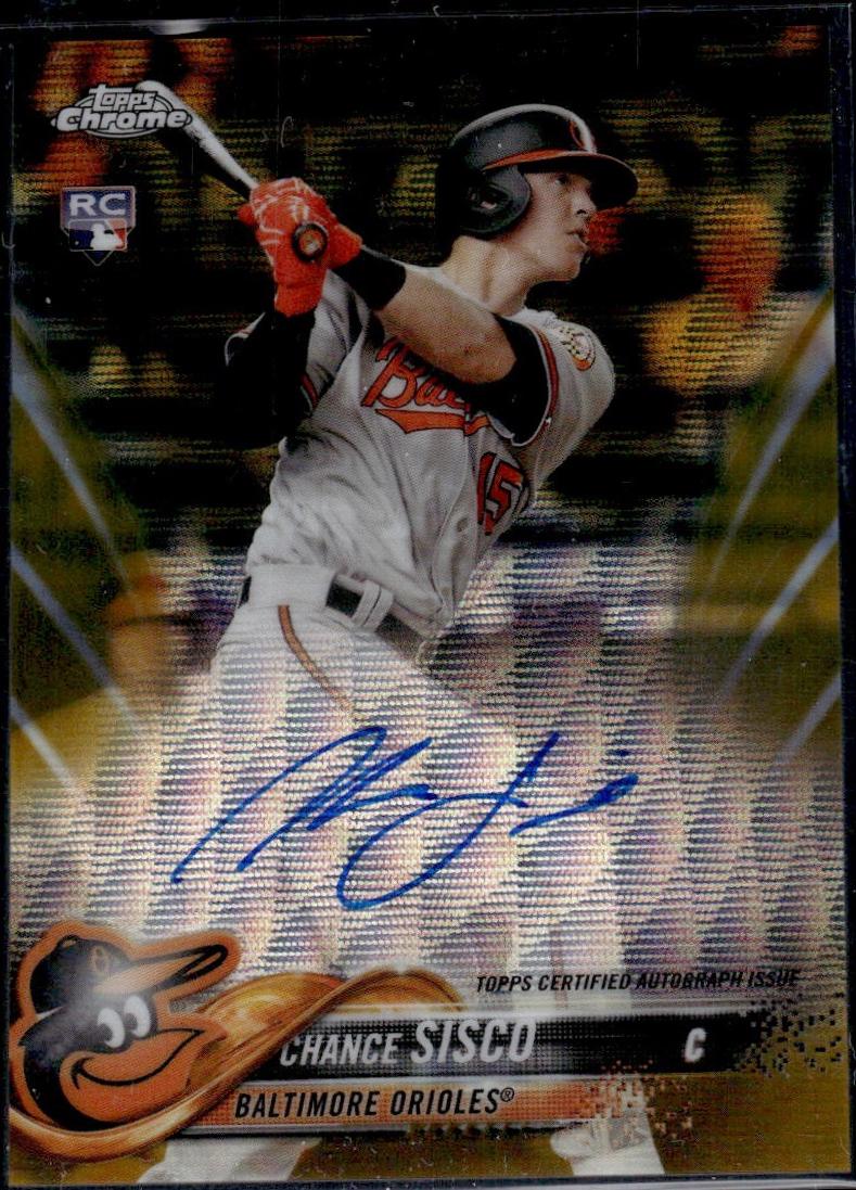 Chance Sisco [Gold Wave Refractor] #RA-CS