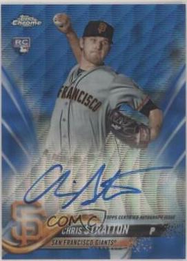 Chris Stratton [Blue Wave Refractor] #RA-CST