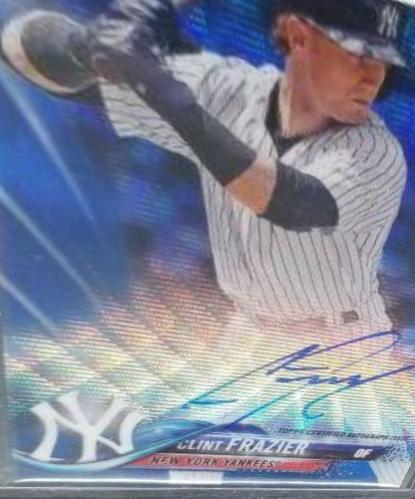 Clint Frazier [Blue Wave Refractor] #RA-CF
