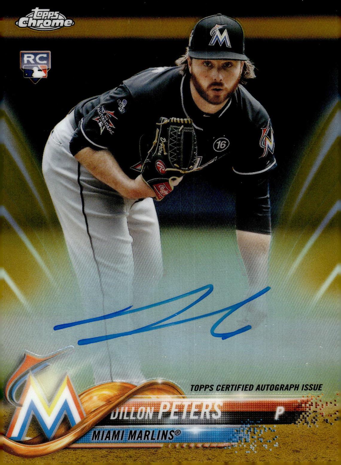 Dillon Peters [Gold Refractor] #RA-DP