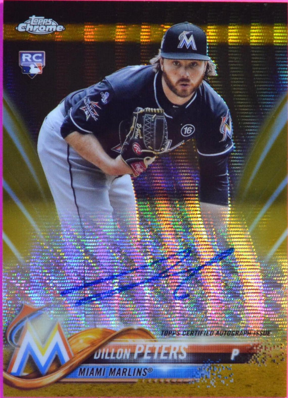 Dillon Peters [Gold Wave Refractor] #RA-DP