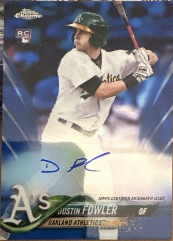 Dustin Fowler [Blue Refractor] #RA-DF