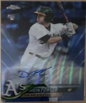 Dustin Fowler [Blue Wave Refractor] #RA-DF