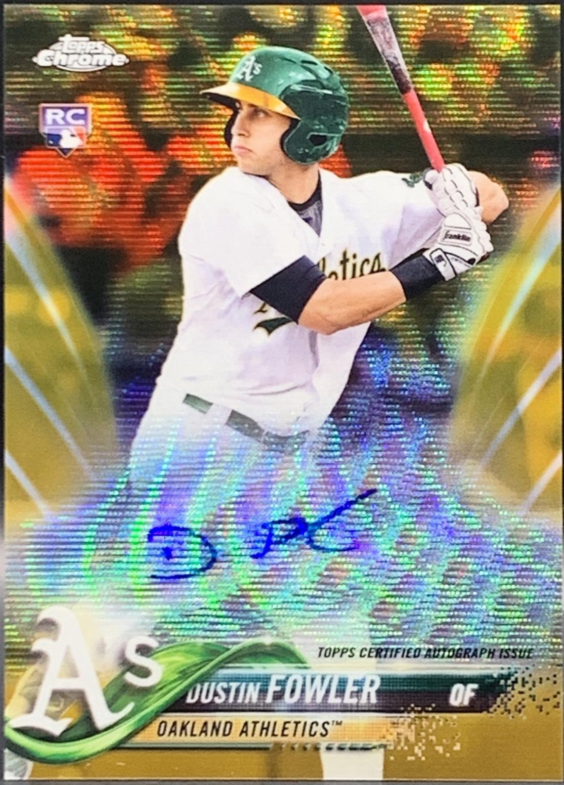 Dustin Fowler [Gold Wave Refractor] #RA-DF