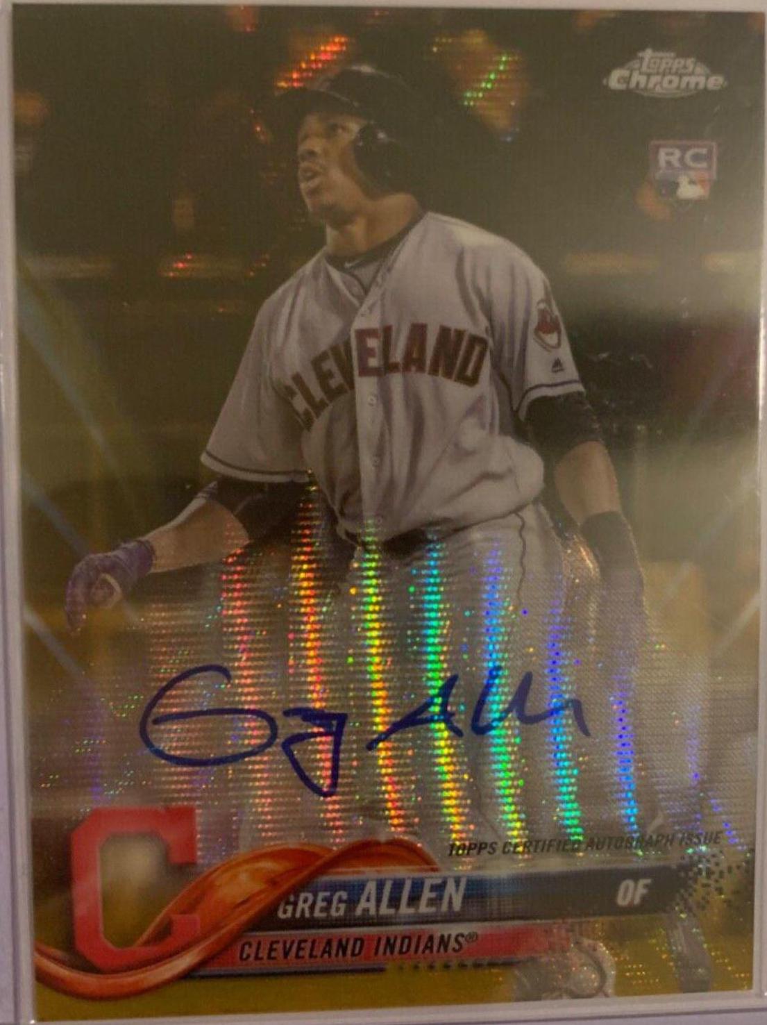 Greg Allen [Gold Wave Refractor] #RA-GA