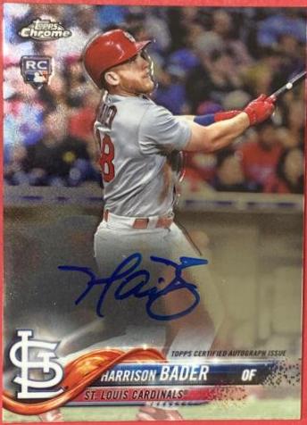 Harrison Bader [Gold Refractor] #RA-HB