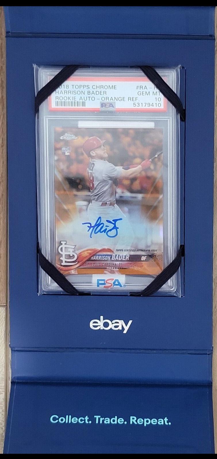 Harrison Bader [Orange Refractor] #RA-HB