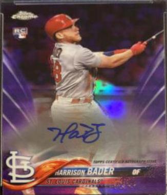 Harrison Bader [Purple Refractor] #RA-HB