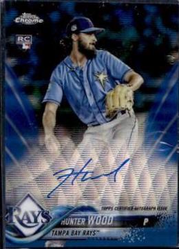 Hunter Wood [Blue Wave Refractor] #RA-HW