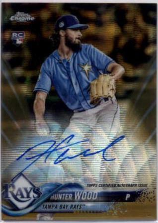 Hunter Wood [Gold Wave Refractor] #RA-HW