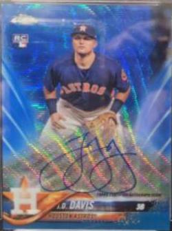 J.D. Davis [Blue Refractor] #RA-JD