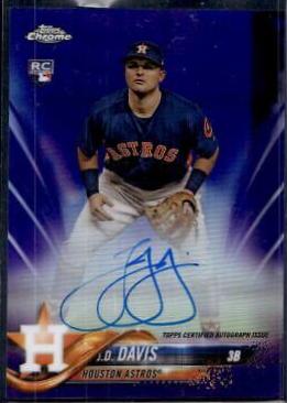 J.D. Davis [Purple Refractor] #RA-JD