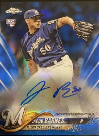 Jacob Barnes [Blue Refractor] #RA-JBA