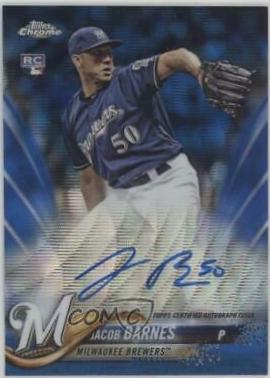 Jacob Barnes [Blue Wave Refractor] #RA-JBA