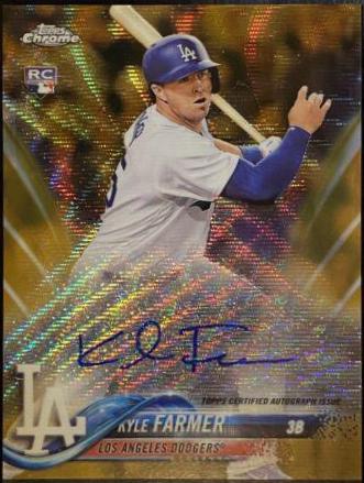 Kyle Farmer [Gold Wave Refractor] #RA-KF