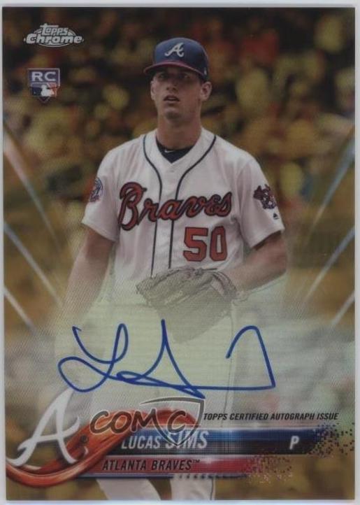 Lucas Sims [Gold Refractor] #RA-LS