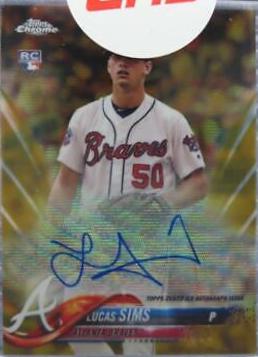 Lucas Sims [Gold Wave Refractor] #RA-LS