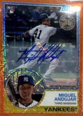 Miguel Andujar [Orange Refractor] #RA-MA