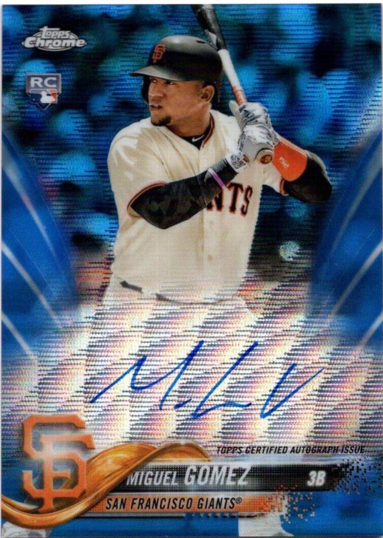 Miguel Gomez [Blue Wave Refractor] #RA-MG
