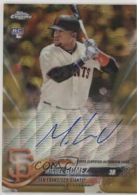 Miguel Gomez [Gold Wave Refractor] #RA-MG