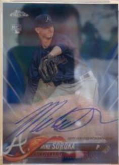 Mike Soroka [Blue Wave Refractor] #RA-MS