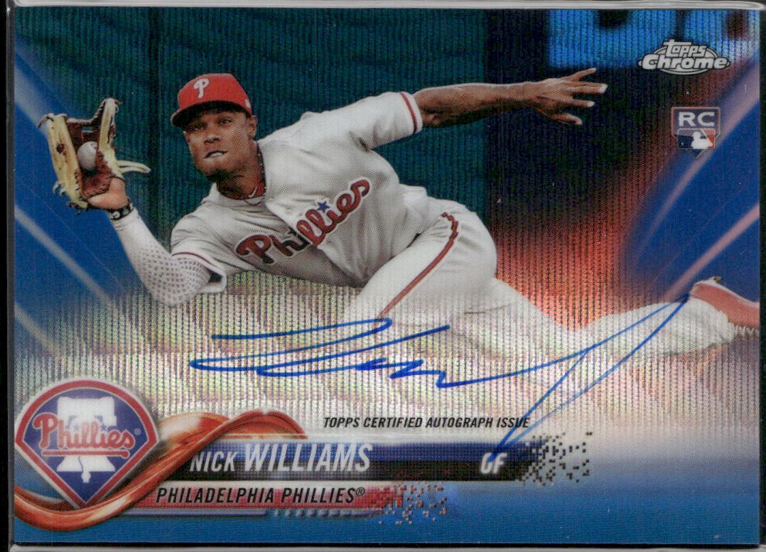 Nick Williams [Blue Wave Refractor] #RA-NW